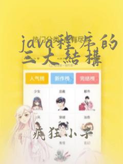 java程序的三大结构