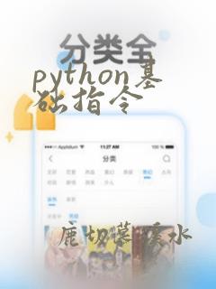 python基础指令