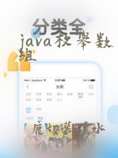 java枚举数组