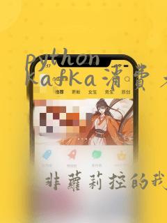 python kafka消费者