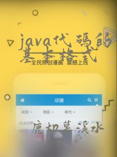 java代码的基本格式