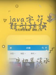 java字符串类型转换
