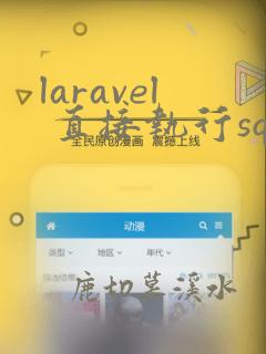laravel 直接执行sql