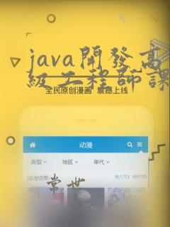java开发高级工程师课程