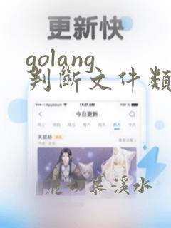 golang 判断文件类型