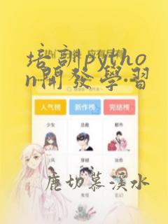 培训python开发学习