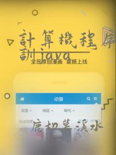 计算机程序员培训java