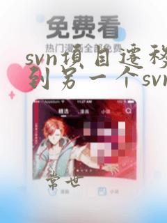 svn项目迁移到另一个svn
