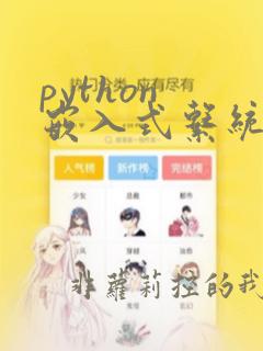 python 嵌入式系统