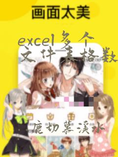 excel多个文件表格数据汇总到一张表