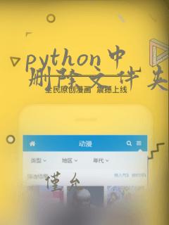 python中删除文件夹