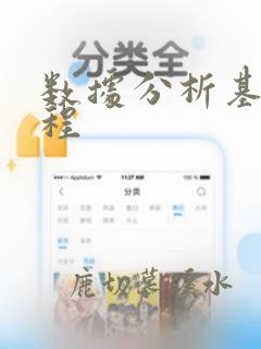 数据分析基础教程