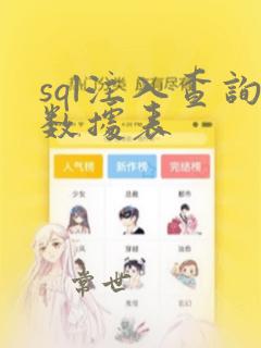 sql注入查询数据表