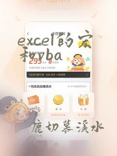 excel的宏和vba