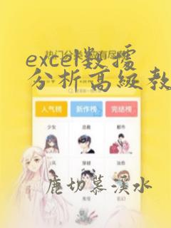 excel数据分析高级教程