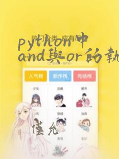 python中and与or的执行顺序