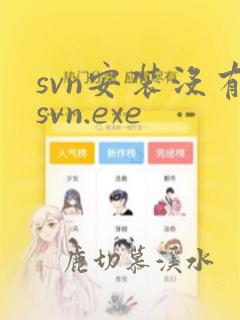 svn安装没有svn.exe
