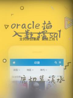 oracle插入数据sql