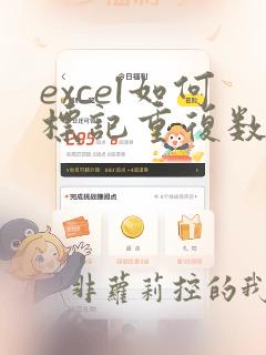 excel如何标记重复数据的第一项