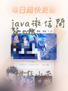 java微信开发sdk