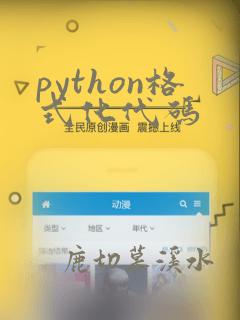 python格式化代码