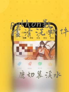 python数据清洗软件