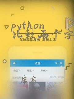 python 比较两个字符串