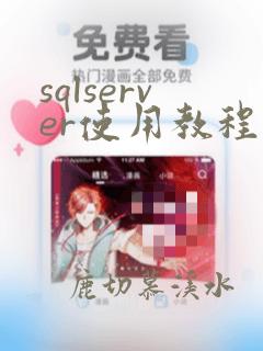 sqlserver使用教程