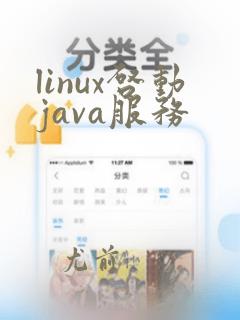 linux启动java服务