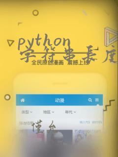 python 字符串长度