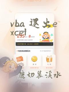 vba 退出excel