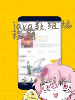 java数组编程题