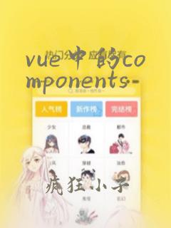 vue中的components