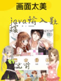 java输入数据