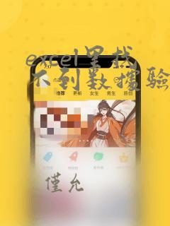 excel里找不到数据验证