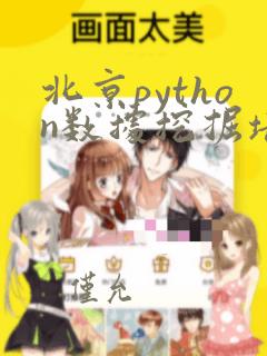 北京python数据挖掘培训
