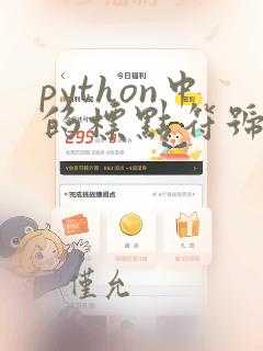 python中的标点符号