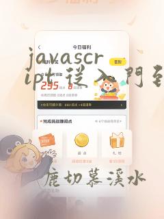 javascript 从入门到精通
