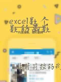 excel数个数的函数