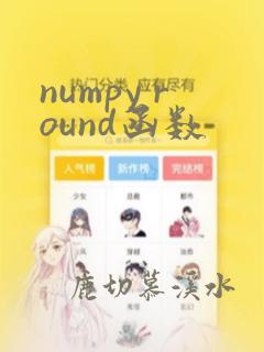 numpy round函数