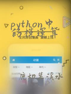 python中的模运算
