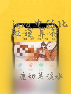 java中的比较运算符