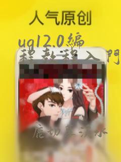 ug12.0编程教程入门