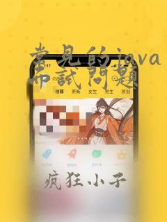 常见的java面试问题