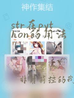 str在python的用法