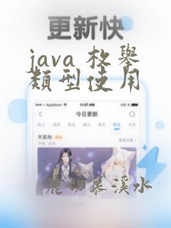 java 枚举类型使用