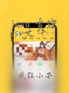 java 处理csv文件