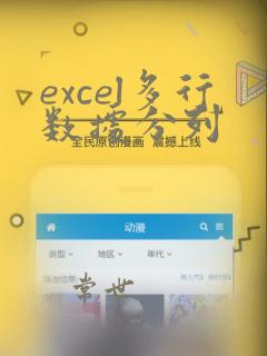excel多行数据分列