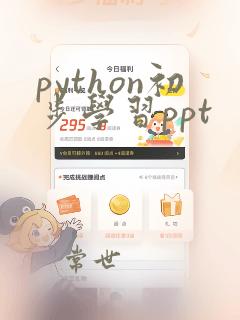 python初步学习ppt