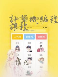 计算机编程类的课程